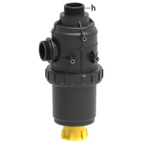 Suction filter with G 2" threaded connection and valve - Flow rate: 200 - 260 | Arag