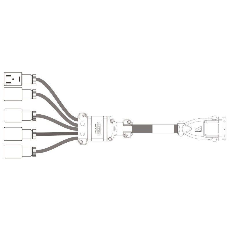 Completion cables for connecting atomizer groups - Length: 3m 466984031.100 Arag