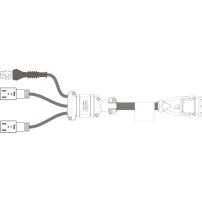 4-way final cable + G+2 actuators - Length: 3 m 466984431.100 Arag