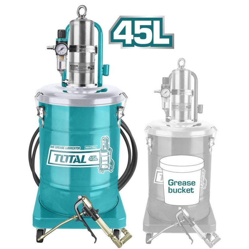 Pneumatic Grease Gun 45L - Industrial