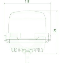Work Light 9 LED Wide Beam Illumination 12/24V