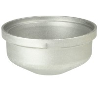 Vaschetta decantatrice in alluminio foro 19mm per filtro carburante CAV