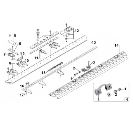 Ricambi per Motofalciatrice BCS Serie Barra Laser-EL