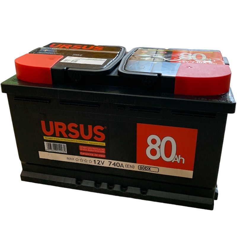 Battery 80Ah 740A URSUS MAX 3396 Battery 80Ah 740A URSUS MAX 3396