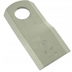 Left Blade for Mower 105x47mm Hole D. 20.5mm Thickness 4.2mm Rounded Head 25mm | 25 pcs