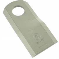 Left Blade for Mower 105x47mm Hole D. 20.5mm Thickness 4.2mm Rounded Head 25mm | 25 pcs