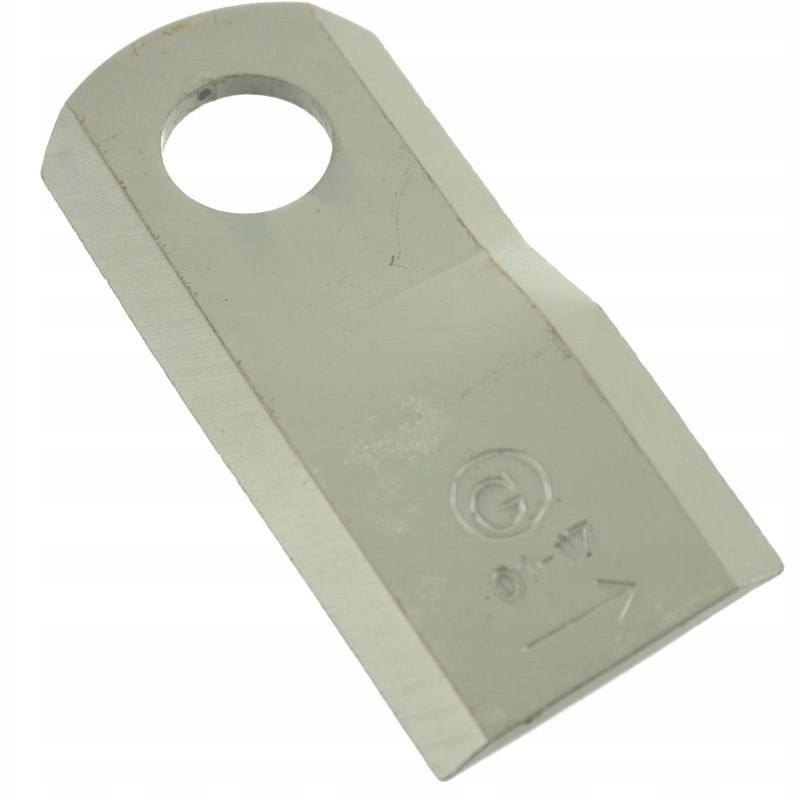 Left Blade for Mower 105x47mm Hole D. 20.5mm Thickness 4.2mm Rounded Head 25mm | 25 pcs Left Blade for Mower 105x47mm Hole D. 20.5mm Thickness 4.2mm Rounded Head 25mm | 25 pcs