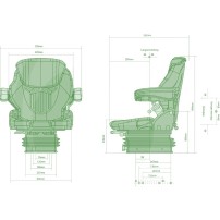 GRAMMER Compacto Basic M seat MSG83/521 Code G1289044