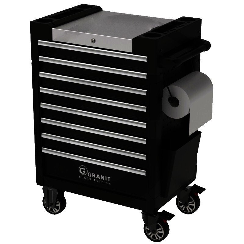 Dynamic 2.0 Start Black Edition Tool Cart Complete with 133 Items