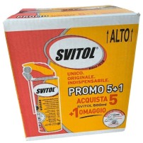 Confezione da 5 pezzi Spray Multifunzione Svitol 500 ml Arexons 1 in Omaggio