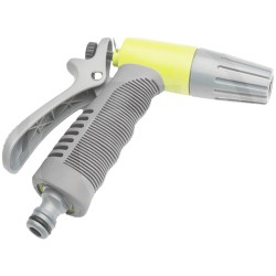 Pistola a Spruzzo per Tubi Irrigazione Giardino con Leva di Azionamento