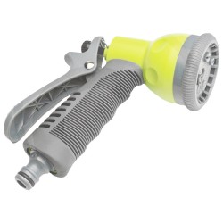 7 Jet Gun for Garden Irrigation Hoses with Operating Lever