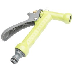 Adjustable Spray Gun for Garden Irrigation Pipes with Operating Lever