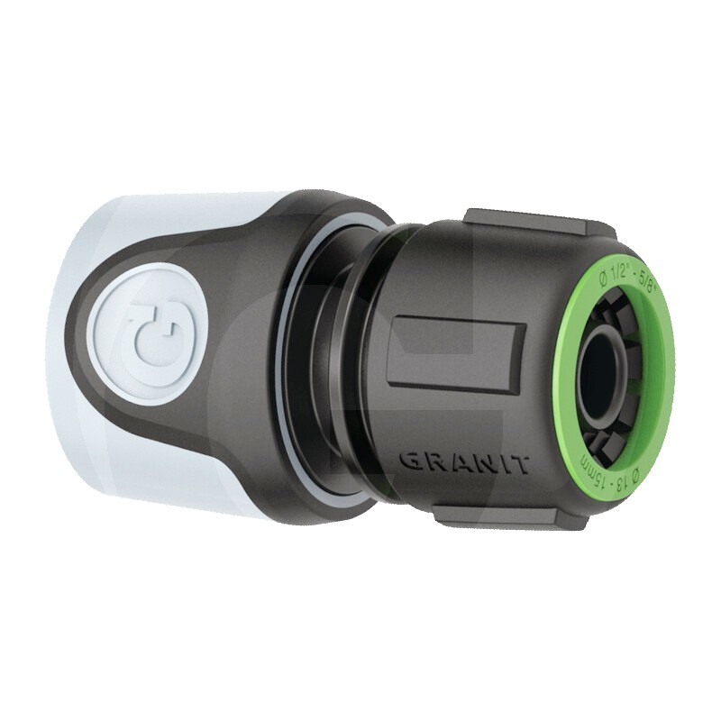 Raccordo Innesto Rapido 1/2" per Tubi Irrigazione Giardino con Acquastop