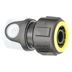 Raccordo Innesto Rapido 3/4" per Tubi Irrigazione Giardino Con Acquastop