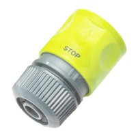 Raccordo Innesto Rapido 1/2" per Tubi Irrigazione Giardino Con Acquastop