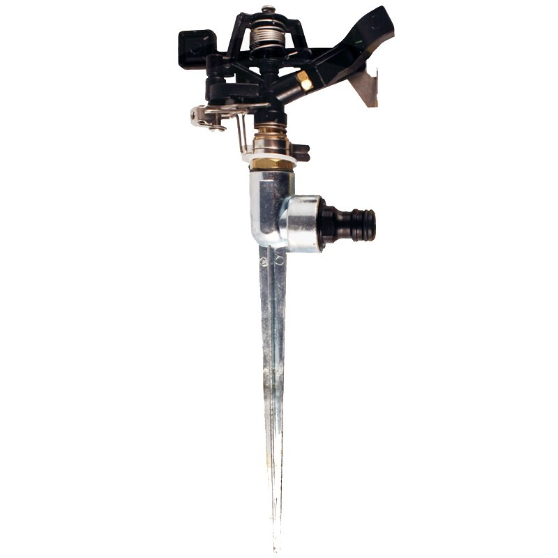 Irrigatore Settoriale 360° Su Asta in Zinco Gittata 14mt Irrigatore Settoriale 360° Su Asta in Zinco Gittata 14mt