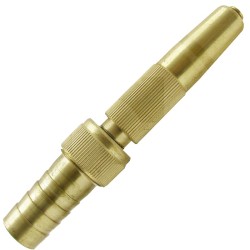 Ugello Spruzzo Regolabile In Ottone 1" per Tubi Irrigazione Giardino