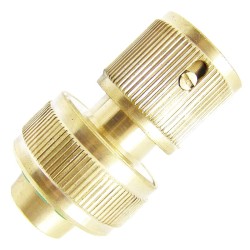 Innesto Rapido in Ottone per Tubo Irrigazione Giardino da 12/15mm