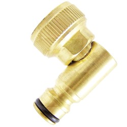 Raccordo Girevole con flettatura interna 3/4" per Carrello Avvolgitubo in Ottone