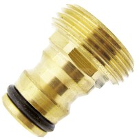 Raccordo con Filettatura Esterna 3/4" in Ottone per Irrigazione Giardino