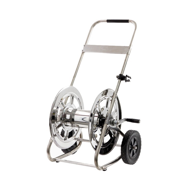 Carrello Avvolgitubo in Acciaio Inox fino a  30 metri di Tubo 3/4"