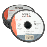 Disco da Taglio per Acciaio 125mm x 1mm - Set da 25 Pezzi