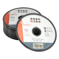Disco da Taglio per Acciaio 125mm x 1.5mm - Set da 25 Pezzi