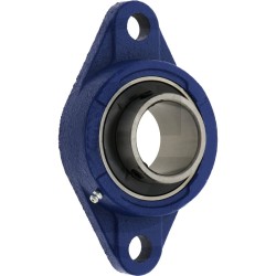 UCFL211 Supporto Cuscinetto 2 Fori Flangiato in Ghisa Ø 55mm