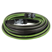Tubo Irrigazione Flessibile Completo Black Edition 1/2" - Bobina 20 Metri Alta Resistenza