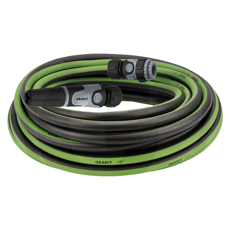 Tubo Irrigazione Flessibile Completo Black Edition 1/2" - Bobina 20 Metri Alta Resistenza