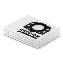 Sacchetti filtro in vello, 4 pezzi, per WD2 e WD3
