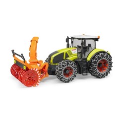 Trattore Claas Axion 950 Catene e Fresa da Neve Bruder Giocattoli