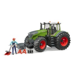 Trattore Fendt 1050 Vario con Meccanico e Attrezzi Officina Bruder Giocattoli