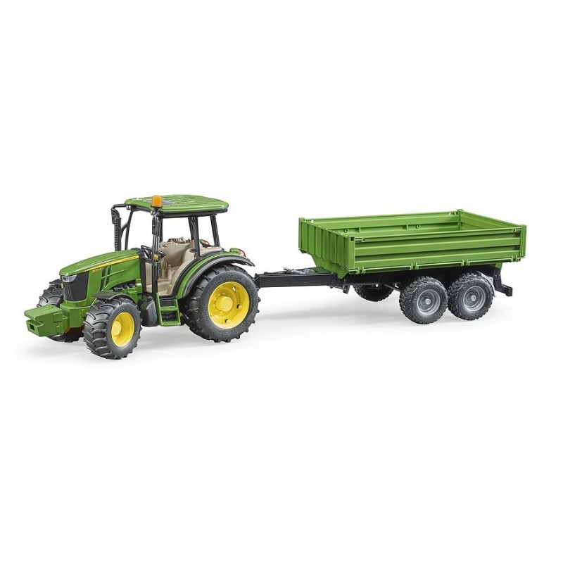 John Deere 5115 M Tractor with Trailer Bruder Toys