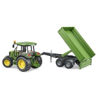 John Deere 5115 M Tractor with Trailer Bruder Toys