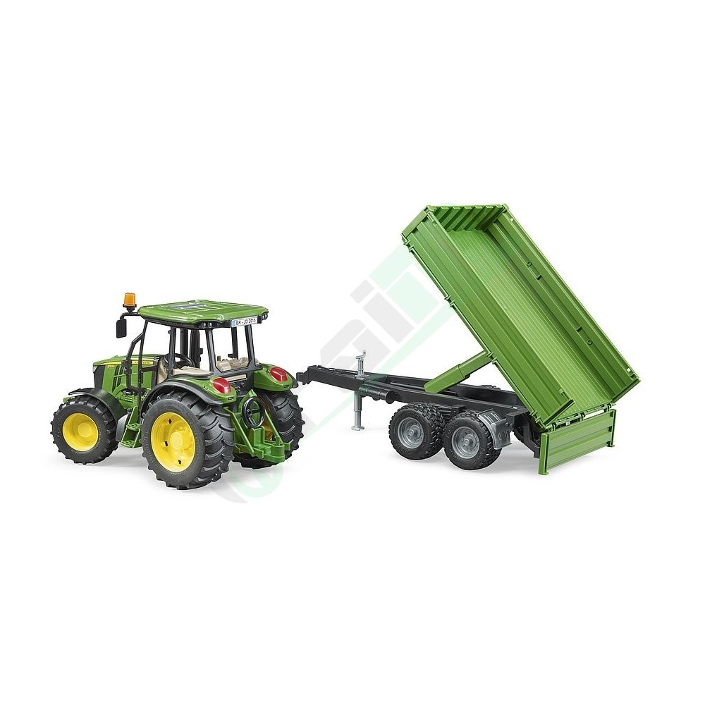 John Deere 5115 M Tractor with Trailer Bruder Toys