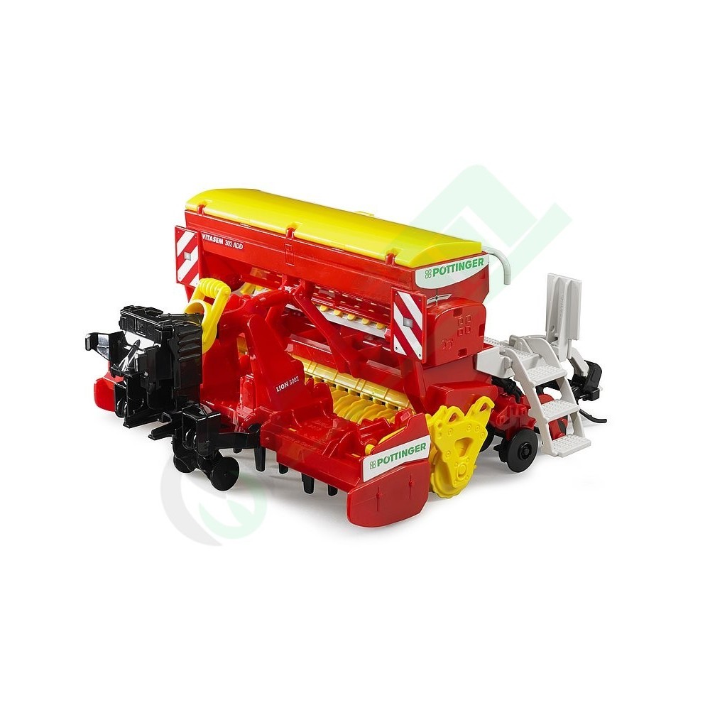 Seminatrice Combinata con Erpice Rotante Pottinger Vitasem 302ADD Bruder Giocattoli