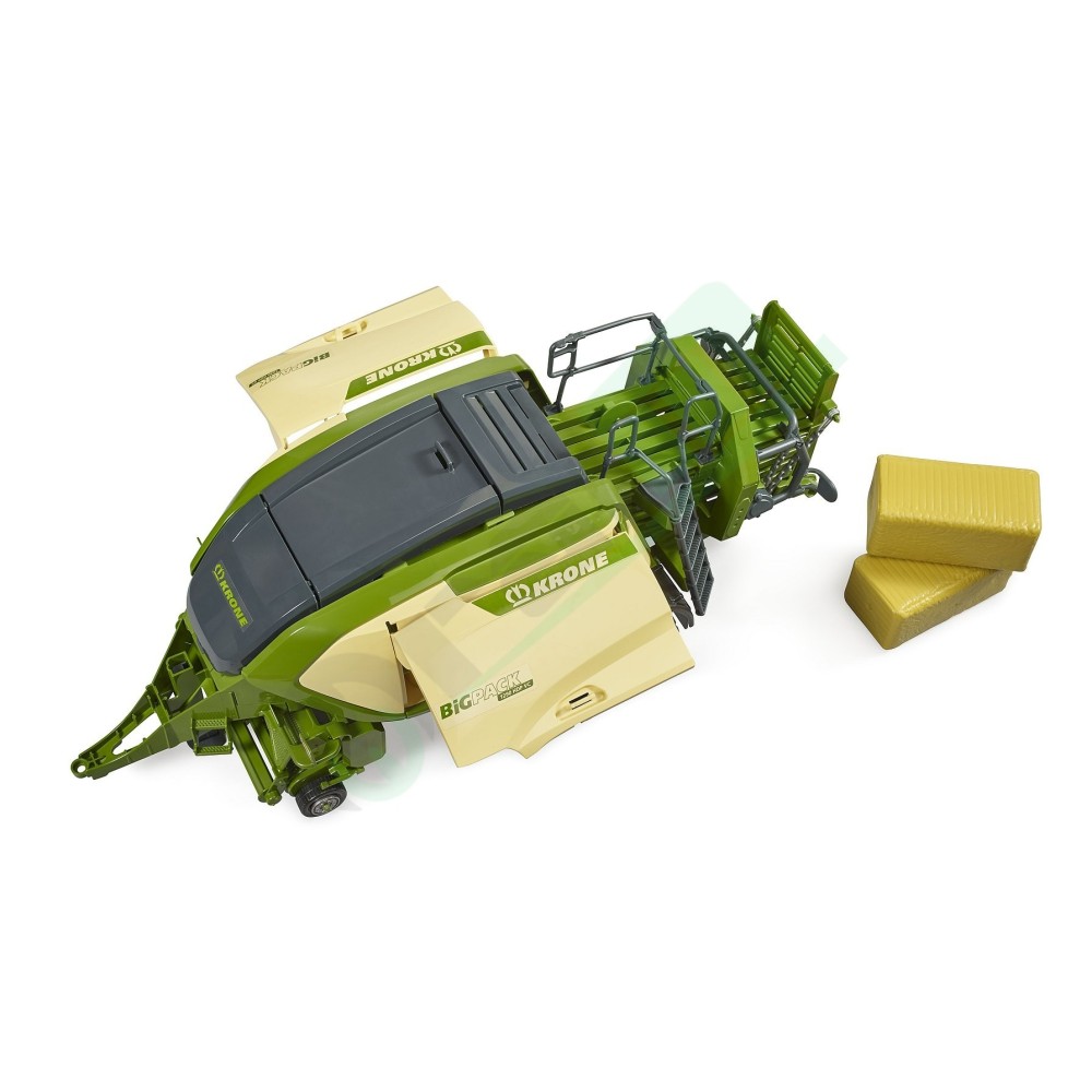 Krone Big Pack 1290 HDP VC Baler with 2 Square Bales Bruder Toys