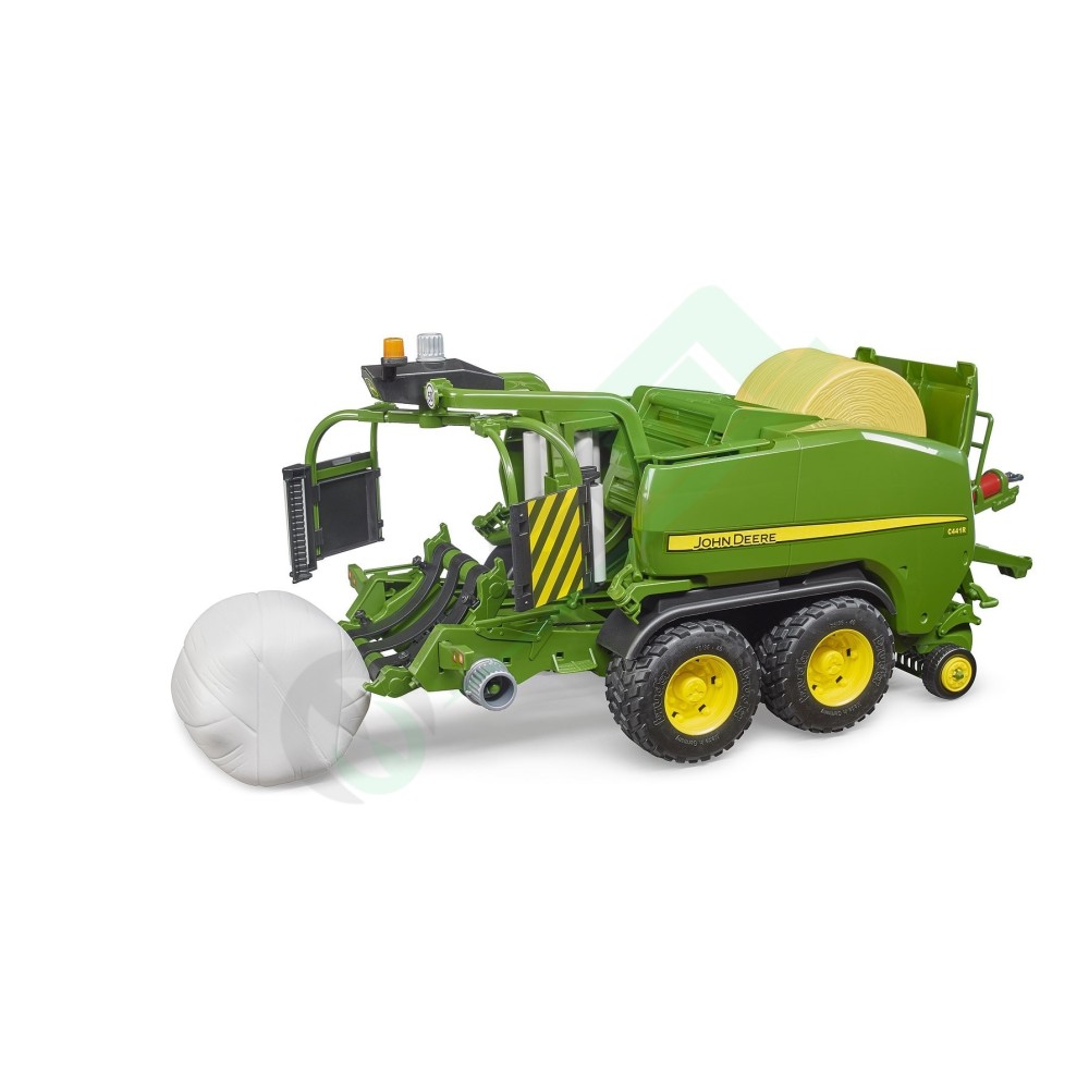 Pressa con Avvolgitore Rotoballe John Deere C441 R Bruder Giocattoli