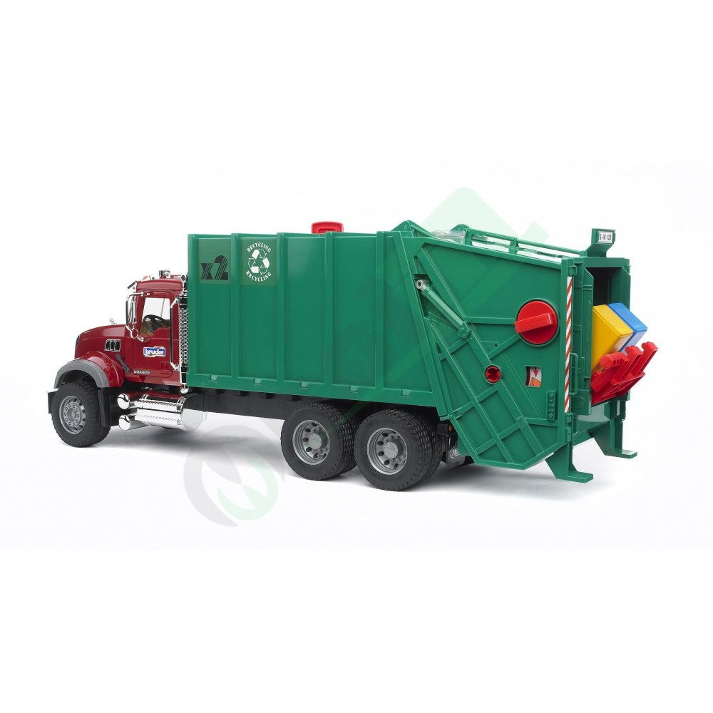 Camion dei Rifiuti MACK Granite Bruder Giocattoli