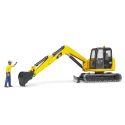 Caterpillar Mini Excavator with Operator Bruder Toys