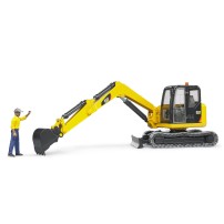 Caterpillar Mini Excavator with Operator Bruder Toys