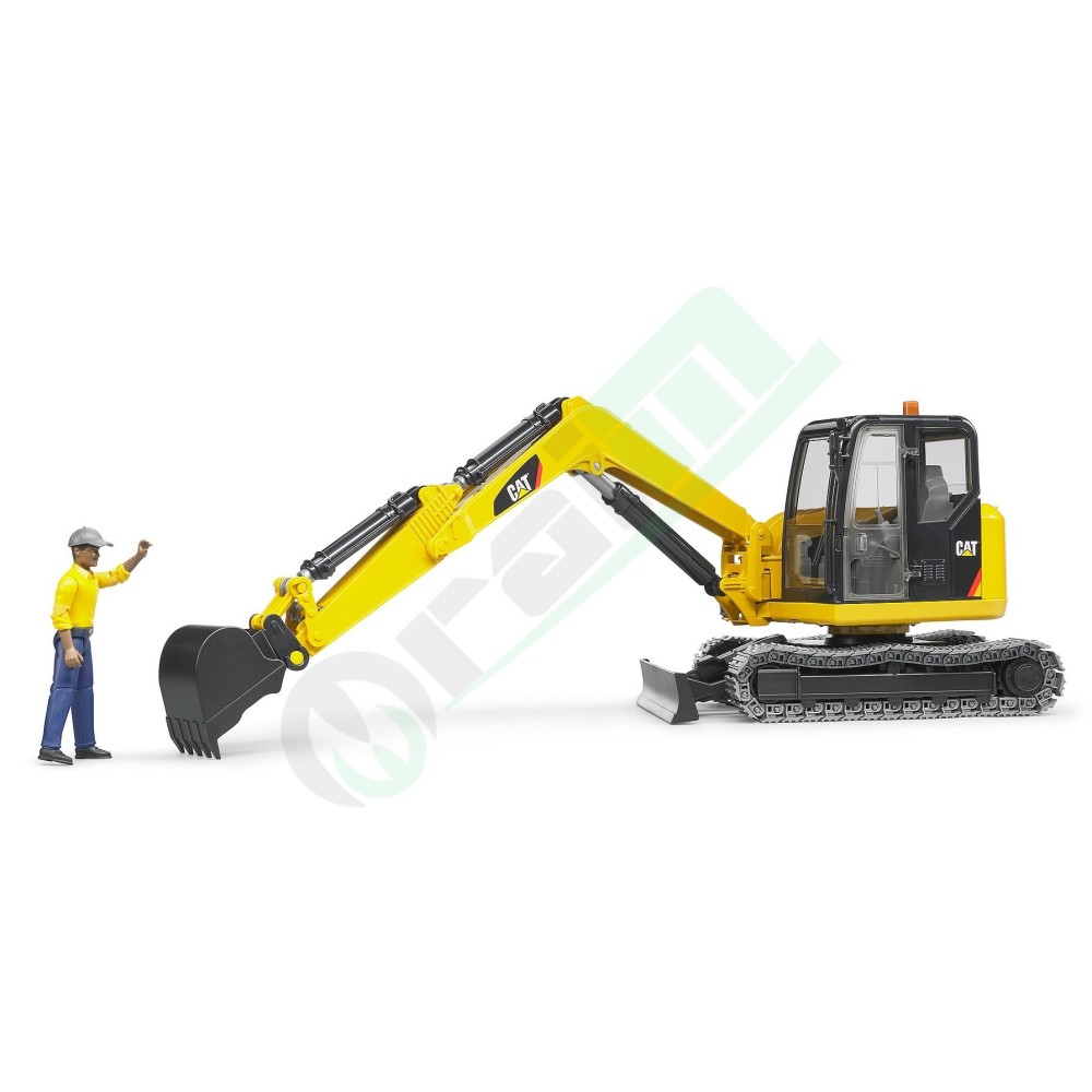 Caterpillar Mini Excavator with Operator Bruder Toys