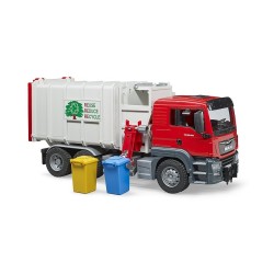 Camion dei Rifiuti MAN TGS a Carico Laterale Bruder Giocattoli