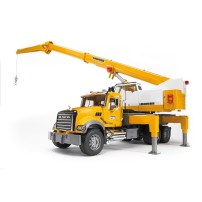 Camion MACK Granite Con Gru Liebherr Bruder Giocattoli