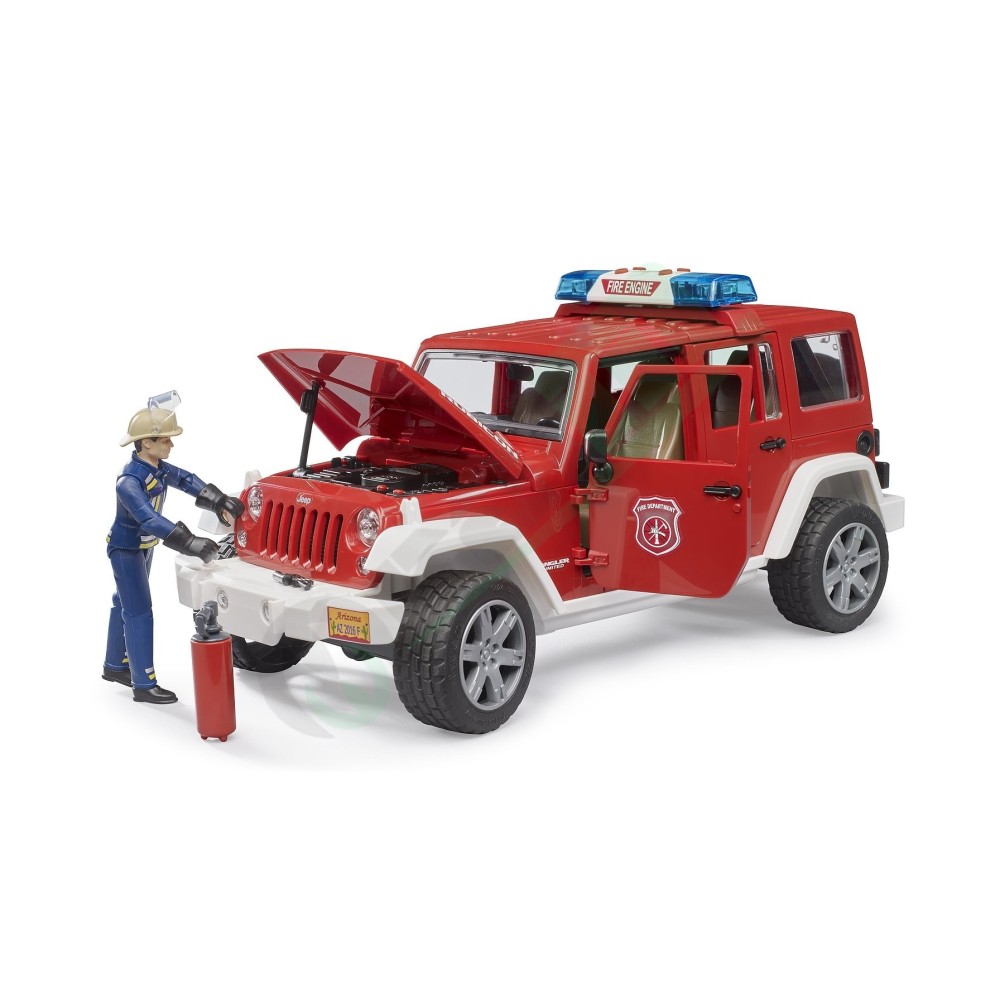 Jeep Wrangler Unlimited Rubicon Pompieri Bruder Giocattoli