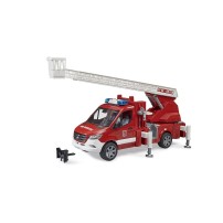 MB Sprinter Fire Brigade Crane Truck with Pump and Ladder Bruder Toys