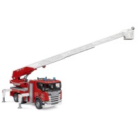 Autogru Scania Super 560R Pompieri con scala e pompa acqua Bruder Giocattoli