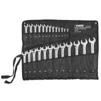 Combination Wrench Set 25 pieces 6-32mm Chrome Mirror Polished FERVI
